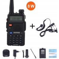 Baofeng UV-5R HT 8W Радио СКАНЕР, ПОЛИЦИЯ, СКОРАЯ помощь