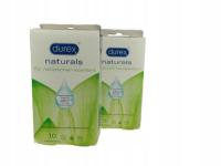 Durex Naturals 20 sztuk prezerwatywy cienkie z lubrykantem naturalne