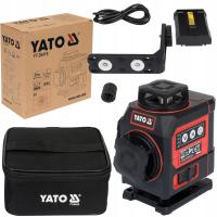YATO MINI LASER SAMOPOZIOMUJĄCY ZIELONY 16 LINIOWY 4D Z AKCESORIAMI
