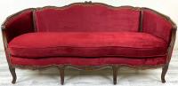 STYLOWA SOFA LUDWIKOWSKA KANAPA ORZECH LUDWIK ROKOKO ROCAILLE FRANCJA RA2