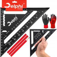 Столярный угловой кронштейн с алюминиевым строительным приспособлением 180 мм 18x18