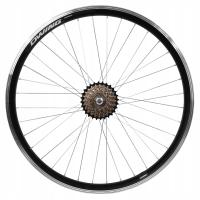 Велосипедное колесо 28 дюймов 29 700C заднее заднее колесо свободного хода 7 рядный черный RAWKA