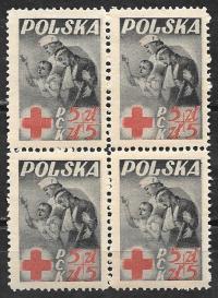 $$1947 WYDANIE Z DOPŁATĄ NA PCK Fi 428** / czwórka