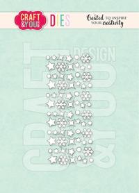 [Z] CW370 Wykrojnik /Die -Mini Snowflakes/mini śniezynki