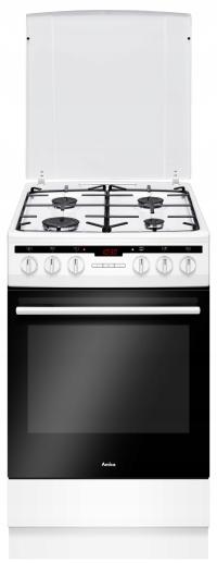 Kuchnia gazowo-elektryczna Amica biała 62 l z termoobiegiem A