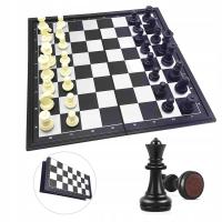 Magnetyczna, składana gra w szachy