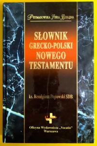 Słownik grecko polski Nowego Testamentu Remigiusz Popowski