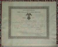 1886 Order Narodowy Legii Honorowej – akt nadania