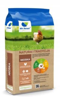 Pasza dla niosek, Karma De heus Natura i tradycja nioska 25 kg SYPKA