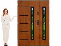 НАРУЖНЫЕ ДВЕРИ ДВУСТВОРЧАТЫЕ BLACK 120,130,140 см