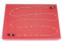 ЦЕПОЧКА ДЛЯ ОЧКОВ ЗЛОТЫЙ ХИРУРГИЧЕСКАЯ СТАЛЬ