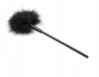 Czarne Piórko do Łaskotania Drażnienia Erotyczne Pobudza BDSM