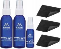 ЖИДКОСТЬ ДЛЯ ЧИСТКИ ОЧКОВ MONTANA 240ML 30ML 3 САЛФЕТКИ ИЗ МИКРОФИБРЫ