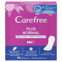 CAREFREE Plus Original wkładki higieniczne Fresh Scent 56szt