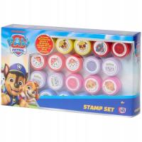 ZESTAW 26 STEMPLI I 10 KOLOROWANEK PSI PATROL PAW PATROL 4+
