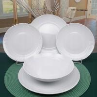 ĆMIELÓW SOFIA 0001 SERWIS ZESTAW OBIADOWY 18 EL NA 6 OSÓB BIAŁY