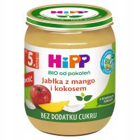 HiPP BIO Deserek Jabłka z mango i kokosem, 160g