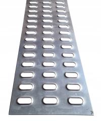 Blacha Lohr aluminiowa 30x300cm Certyfikat VDI 2700 Laweta Najazd Panel