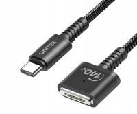Kabel zasilający Unitek USB-C - MagSafe 3 2m do MacBook'a 140 W Czarny