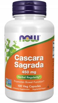 Now Foods Cascara Sagrada Шаклак кишечный запор печень 450mg 100 vcaps