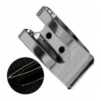 Metalowy Klips do Paska – Prostokątny kolor Srebrny 25x50 mm