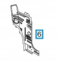 Słupek przód lewy wew dół Opel Meriva A OE 93174395