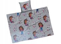 PODUSZKO-KOCYK KOCI DOMEK GABI 120x150 CM PODUSZKA I KOC 2w1 GABBY'S HOUSE