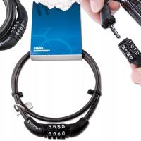 ZAPIĘCIE ROWEROWE NA SZYFR KOD 6x650 BLOKADA ROWERU HULAJNOGI KIESZONKOWE