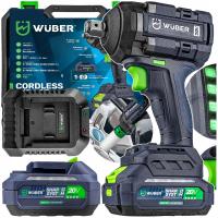 БЕСПРОВОДНОЙ УДАРНЫЙ ГАЙКОВЕРТ БЕСЩЕТОЧНЫЙ ЭЛЕКТРИЧЕСКИЙ НАБОР 1AKU 4AH WUBER