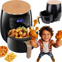 Air Fryer 6L 2400W Elektroniczny DOTYKOWY Ekran 8 Programów BEZTŁUSZCZOWA