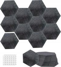 Пена акустические звукопоглотители стеновые изоляционные панели-12шт.