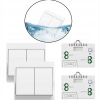 Bezbateryjny Bezprzewodowy Włącznik Światła Nadajnik 2Szt. + 2x Odbiornik