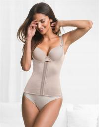 BEŻOWY GORSET WYSZCZUPLAJĄCY UC0 SB6__XXL