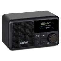 MAŁE RADIO PRZENOŚNE CYFROWE LED DAB+ Bluetooth AKUMULATOROWE CZARNE