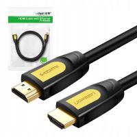UGREEN MOCNY PRZEWÓD WIDEO KABEL HDMI 2.0 FULLHD 2K 4K 60HZ 30AWG 0,75M