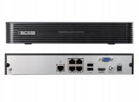 Rejestrator IP na 4 kamery - BCS-B-NVR0401-4P(2.0) 8Mpx POE