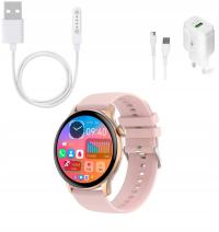 Smartwatch zegarek Rubicon damski RNCF10 zestaw 4 produktów tryby sport SMS