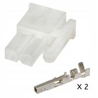 Wtyk Molex Mini-Fit 2-pin e-connectors ON-2M-39012020/ZEST
