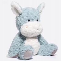 Maskotka pluszak miękki szaro biały osiołek osioł 32 cm