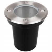 Светодиодная лампа GU10, Садовая лампа для забивания грунта, круглая