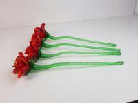 Piękny kwiatek szkło murano