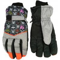 RĘKAWICZKI narciarskie CZASZKI 5P 18cm r146-170