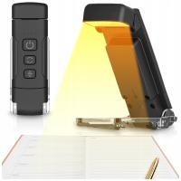 LAMPKA DO CZYTANIA KSIĄŻEK NOCNA LED USB BEZPRZEWODOWA Z KLIPSEM BIURKOWA