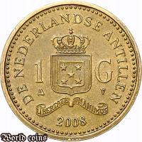 1 GULDEN 2008 ANTYLE HOLENDERSKIE
