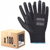 Рабочие перчатки полиуретановые перчатки XL 100 P