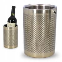Wiaderko na lód stalowe do chłodzenia wina szampana pojemnik na butelkę