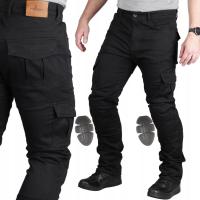 Брюки карго мотоциклетные джинсы гусар ужас брюки черные мужские кевлар