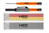 Ołówek stolarski murarski rysik 12szt automat z temperówką NEO
