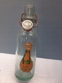 старая бутылка с пробкой с надписью ALLENSTEIN Olsztyn