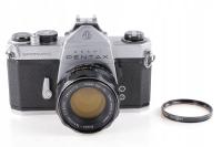 Analogowy Pentax Spotmatic SP + Super-Takumar 50/1.8 (M42)